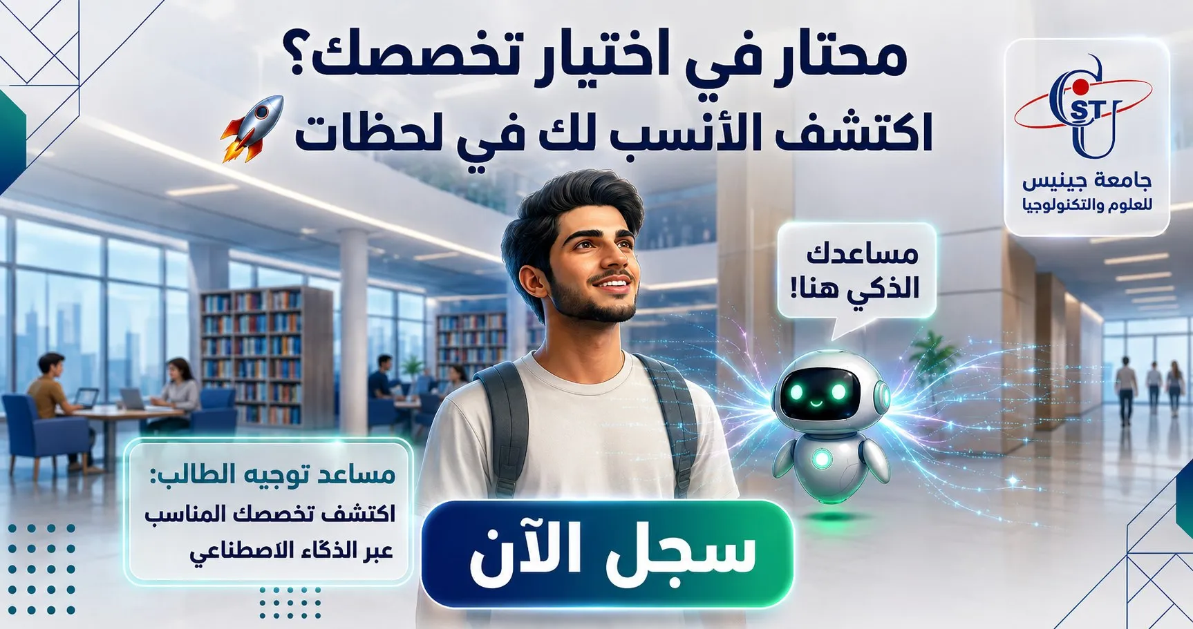 🚀 تخصصك المناسب أقرب مما تتخيل!  هل تسأل نفسك كل يوم:  ❓ أي تخصص يناسبني؟ ❓ ماذ...